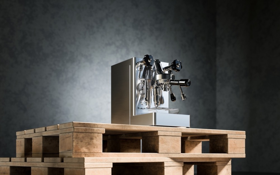 Lelit MaraX có thiết kế tinh gọn, đẹp mắt